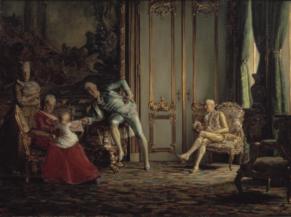 Kristian Zahrtmann - 117, Un interno del secolo scorso, Statens Museum for Kunst, Copenaghen